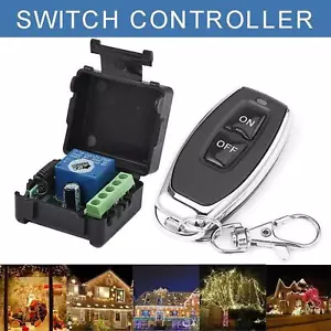 433Mhz Remote Control Switch Universal Remote Relay Receiver and Controllers - Picture 1 of 11