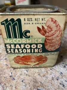 Vintage McCormick Seafood Seasoning Tin