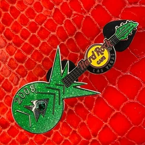 LAS VEGAS US🎸Hard Rock CAFE®HRC PIN🎸2008 GREEN CHRISTMAS TREE GUITAR LE 400🎗 - Bild 1 von 4