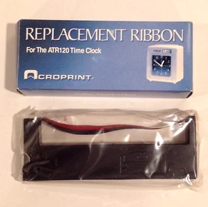 GENUINE Acroprint Replacement Ribbon Black/Red for ATR120 Time Clock ATR122 NEW - Picture 1 of 5