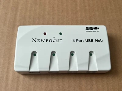 Newpoint Model-UH140 - 4 Port USB Universal Hub Plug and Play - NO CABLES - Image 1 of 4