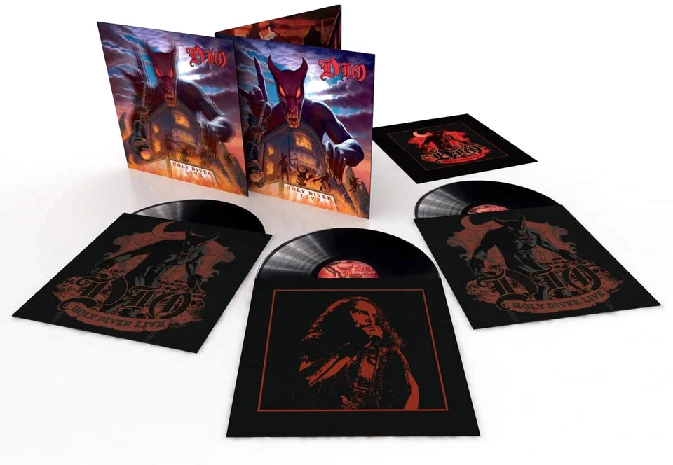 DIO - HOLY DIVER LIVE, 2021 EU 180G vinyl 3LP, LENTICULAR 3D COVER, NEW - SEALED - Image 1 of 1