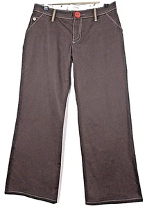 Old Navy Stretch Damen braun Baumwolle Hose Boho Steppstich Größe 4 (30X28,5) - Bild 1 von 5