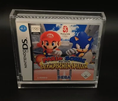 MARKENLOS Acryl Schutz UV Box Case für Nintendo DS Spiele in OVP NDS Game Protection Case