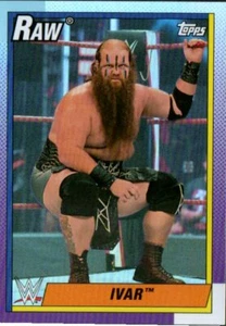 2021 Topps Heritage WWE - Rainbow Foil Parallel #18 Ivar - Picture 1 of 2