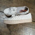 Circus by Sam Edelman Womens Sz 9M Beige Stripe Columbia Espadrille Shoes Loafer