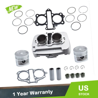 Conjunto de cilindro de motor con juntas de pistón para Honda Rebel 250 CMX250C 1996-2015 Foto 1 de 4