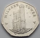 Isle Of Man Milner's Tower 50p Coin - Circulated