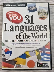 Teaching-you 31 Languages of the World PC/MAC CD-ROM 2 CD Set - Picture 1 of 6