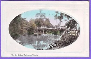 POSTAL AUSTRALIA EL PUENTE ANTIGUO WARBURTON VICTORIA - Imagen 1 de 1