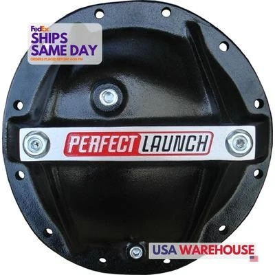 Proform 69502, One Fits GM 12-Bolt Rear End Cover Adj. Aluminum Black Performanc - Image 1 of 4