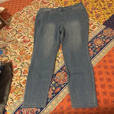 Women’s 18W Susan Graver Pull On Skinny Jeans~ - Image 1 of 4