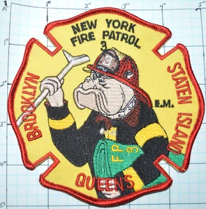 NEW YORK FIRE PATROL BROOKLYN STATEN ISLAND QUEENS TOPPA 5" - Foto 1 di 1
