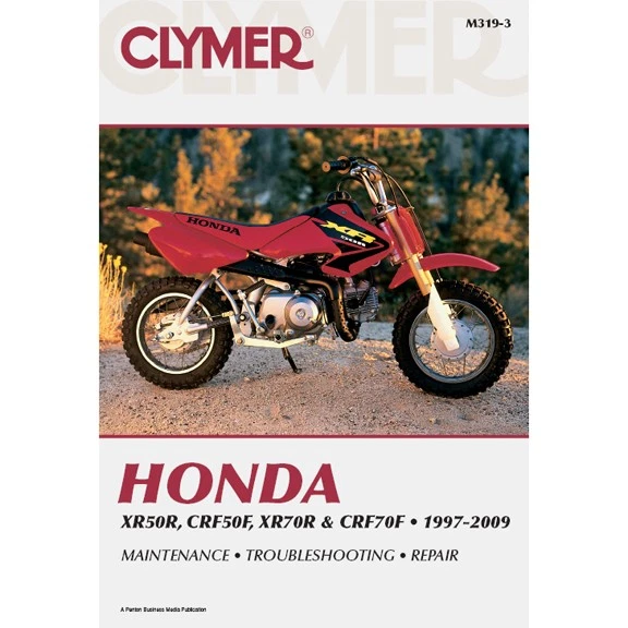 Manual de reparación de taller de servicio Clymer M319-3 Honda XR50R CRF50F XR70R CRF70F 97-09 Foto 1 de 1