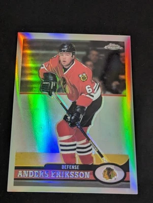  1999-00 Topps CHROME REFRACTOR Anders Eriksson Blackhawks #36 - Image 1 of 2