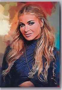 Carmen Electra Artist Signed Giclee Print Card #13 44/50 2020 Actress - Picture 1 of 2