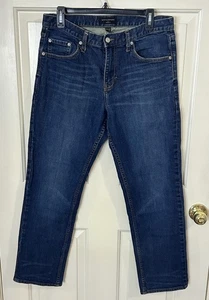 Banana Republic Mens Travel Jean 33X30 Athletic Fit Travel Jeans Whiskered Denim - Picture 1 of 8