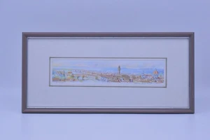 Acuarela de Marco Ramazzotti Firenze pintura arte cuadro 1992 #A1 - Imagen 1 de 6