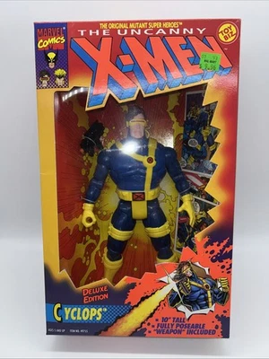 Boneco Marvel Legends 1993 Toy Biz Cyclops The Uncanny X-Men Deluxe Edition 10" - Imagem 1 de 4