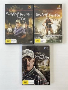 Swamp People Season 1 2 3 - DVD Very Good Condition Region 4 - Picture 1 of 8