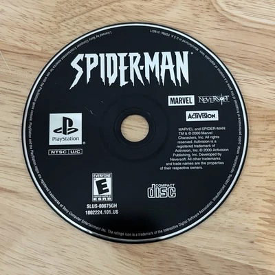 Spider-Man Sony PlayStation 1 PS1 Disc Only Tested - Image 1 of 2