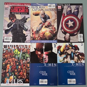 CIVIL WAR SET OF 32 ISSUES (2006) MARVEL COMICS WINTER SOLDIER! CAPTAIN AMERICA! - Picture 1 of 6