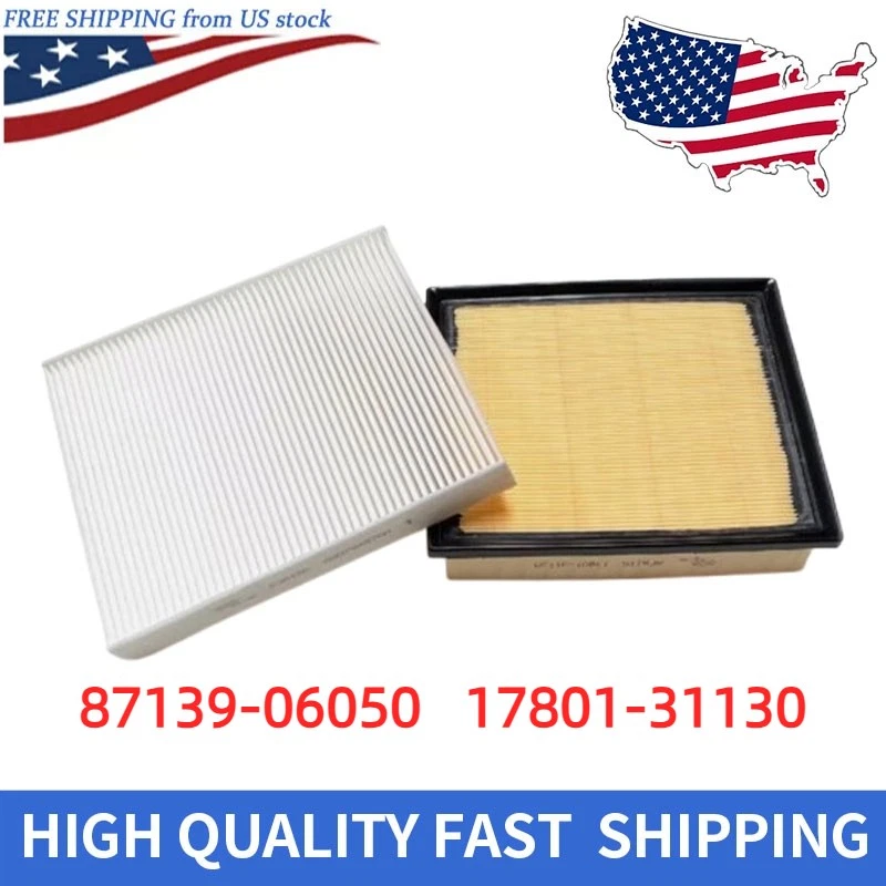 Filtro de aire de cabina de elemento de motor y carbono para Toyota Highlander L4 2,7 L/V6 3,5 L Foto 1 de 1