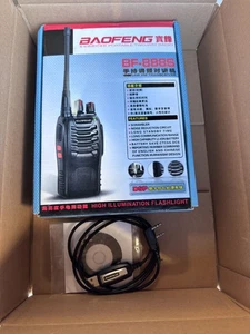 Baofeng BF-888S 2 Way UHF Radio Walkie Talkie with programming software & cable - Picture 1 of 4