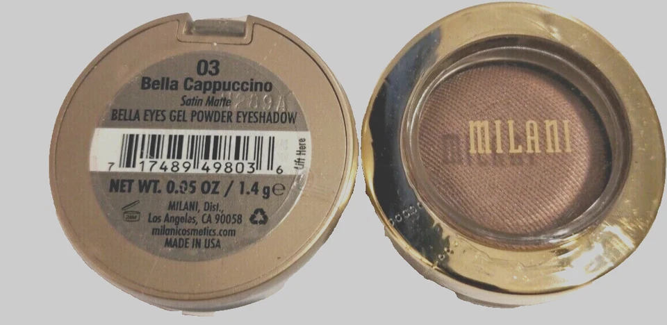 2x Milani Bella Eyes Gel Powder EyeShadow - BELLA CAPPUCCINO sealed - Image 1 of 1