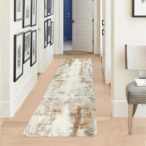 2x6 Runner Rug, Modern Abstract Washable Rug Runners for Hallways Non Slip Fa... - Picture 1 of 8