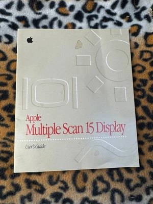 Apple Multiple Scan 15 Display User's Guide and Apple Multiple Scan Software 3.5 - Image 1 of 4