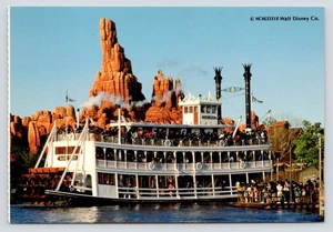 Tokyo Disneyland Mark Twain Riverboat Rivers of America Paddle c1987 Postcard - Picture 1 of 2