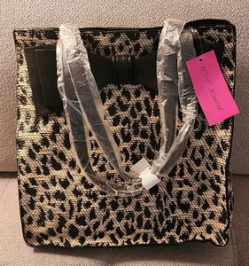 NWT - Betty Johnson "The Mighty Jungle Leopard" Bow Tote - BJ81305N - Picture 1 of 4