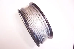 Galvanized Wire Rope Cable 1/4", 7x19, 125 ft Reel - Picture 1 of 1