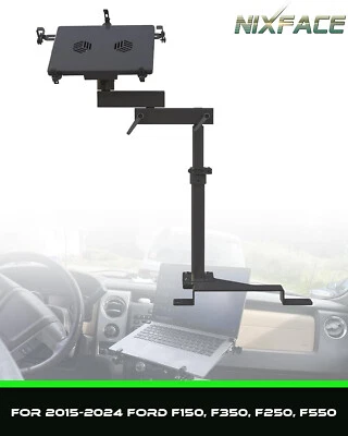 Up to 17" Laptop Vehicle Mount Computer Seat Mount For Ford F150 250 350 Truck - Image 1 of 4