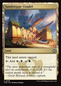 Sandsteppe Citadel - (Near Mint NM) MTG Magic - Tarkir: Dragonstorm (TDM) - Picture 1 of 1
