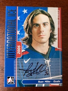 Ryan Miller 2006 ITG International Ice Autograph Auto - Picture 1 of 2