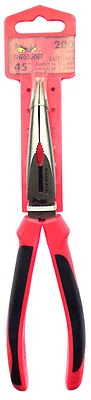 Teng Tools MB463-8T 45 Degree Snipe Nose Pliers with Side Cutter 109790105  - Image 1 of 4