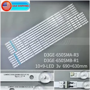 Striscia retroilluminazione LED per UN65J6200AFXZA UN65J6200AF UN65H6203AFXZA UN65H6203AF - Foto 1 di 5