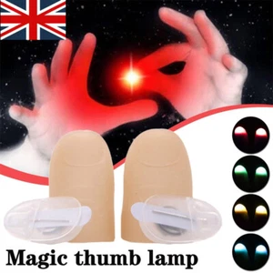 1Pair Magic Tricks Thumb Light Magic Light-up Finger Illusion Magicians Prop Uk - Picture 1 of 17