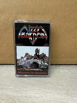 Lizzy Borden Menace To Society, Cassette Tape 1986 Heavy Metal - Image 1 of 3