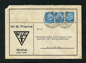 DT. Reich Firmenbrief Gotha von 1933 (NX-158) - Bild 1 von 1