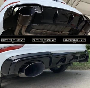 Audi S3 8V Black Chrome Exhaust Tip Conversion RS3 Style 2013-20 Stainless Steel - Picture 1 of 8