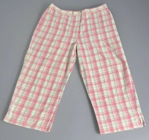 Alfred Dunner Multicolored Plaid Capri Pants Classic Sz. 10 W 30”X21” L(399.F) - Picture 1 of 8