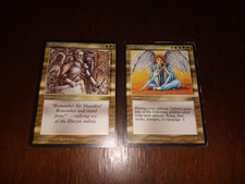 MTG Magic English Legends Gabriel Angelfire x1 MP & Sir Shandlar of Eberyn x1 NM