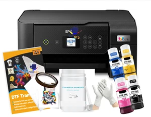 DTF CONVERSION Printer EcoTank ET 2800 Bundle Combo with DTF Ink and Paper - Picture 1 of 8