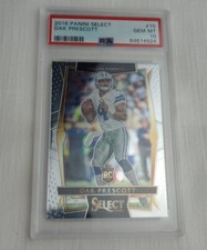  2016 Panini Select Dak Prescott #70 Rookie RC Football Card PSA 10 Mint