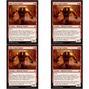 4 x AHN-CROP CRASHER NM Amonkhet MTG Red - Minotaur Unc - Picture 1 of 1