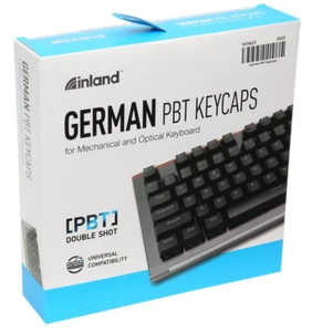 Inland German PBT Double Shot Keycaps NEW - Picture 1 of 3