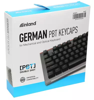 Inland German PBT Double Shot Keycaps NEW - Image 1 of 3
